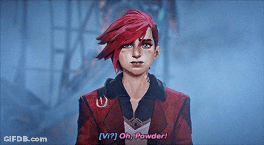 Vi Arcane Worry About Powder GIF