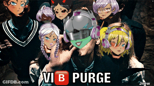 Vib Purge Poster With Anime Girls GIF
