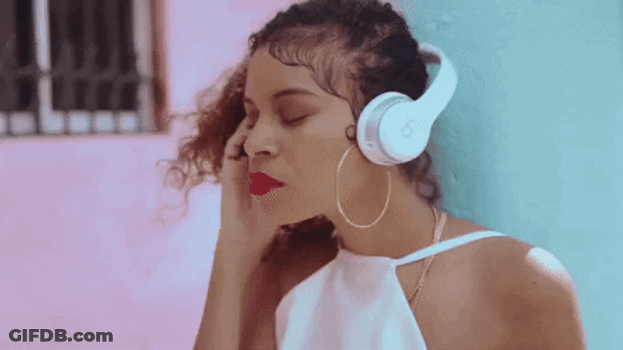 Vibing AlunaGeorge Beats GIF