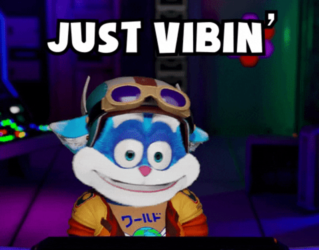 Vibing Cat Space Cat GIF
