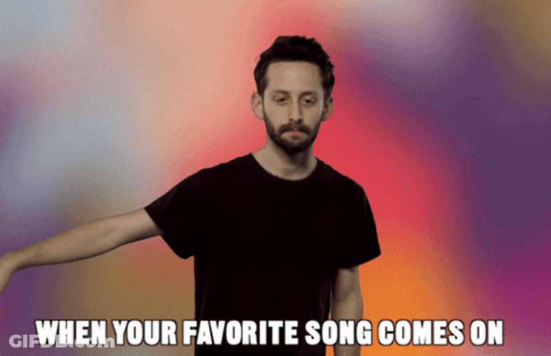 Vibing Favorite Song GIF