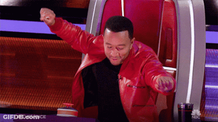 Vibing John Legend The Voice GIF