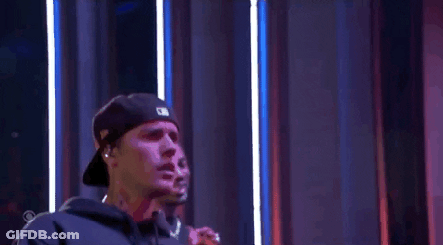 Vibing Justin Bieber GIF