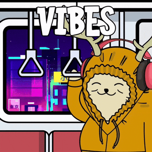 Vibing To Lofi Music Girl GIF