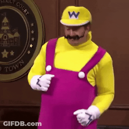Vibing Wario Dancing GIF