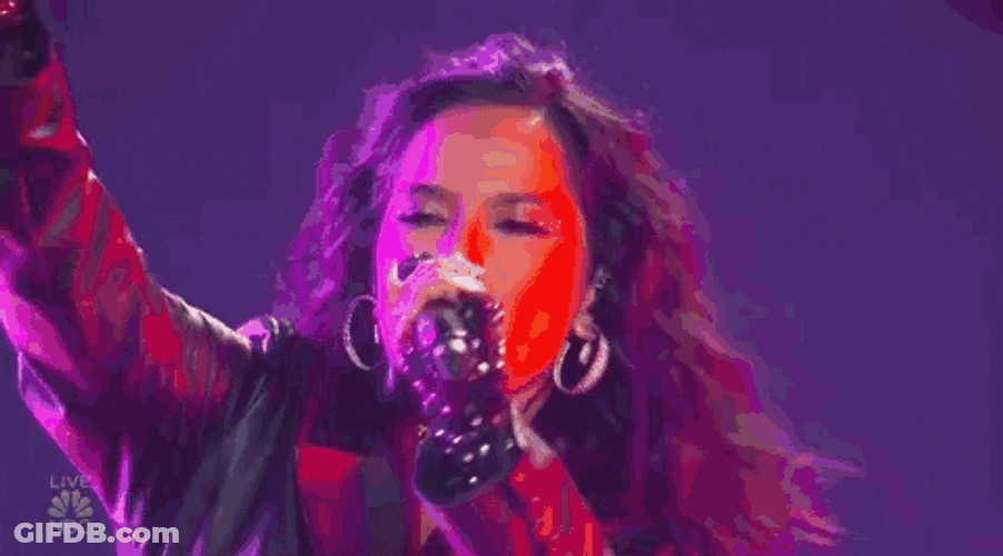 Vibrant Becky G Sing Dance Performance GIF