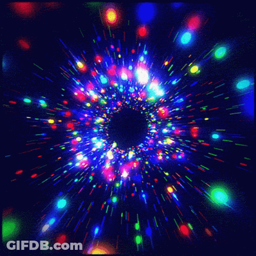 Vibrant Colorful Optical Illusion GIF