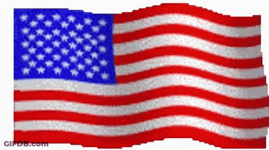Vibrant Usa Animated Flag GIF