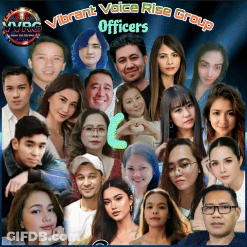 Vibrant Voice Rise Group Officers Poster GIF
