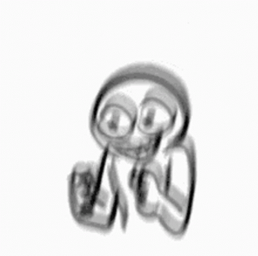 Vibrating Excited Drawing Illustration GIF
