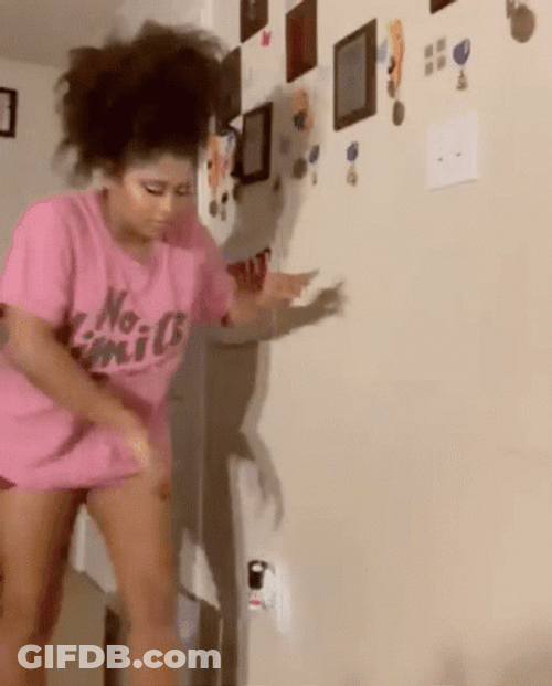 Vibrating Leg Shake Walk GIF