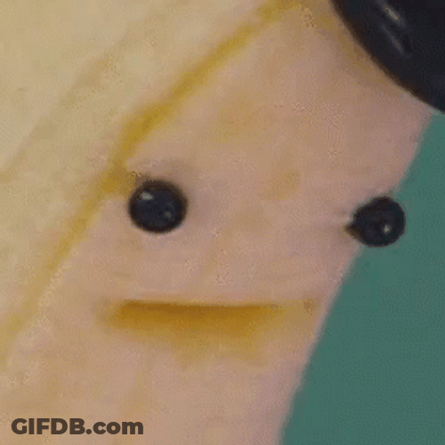 Vibrating Triggered Funny Banana GIF
