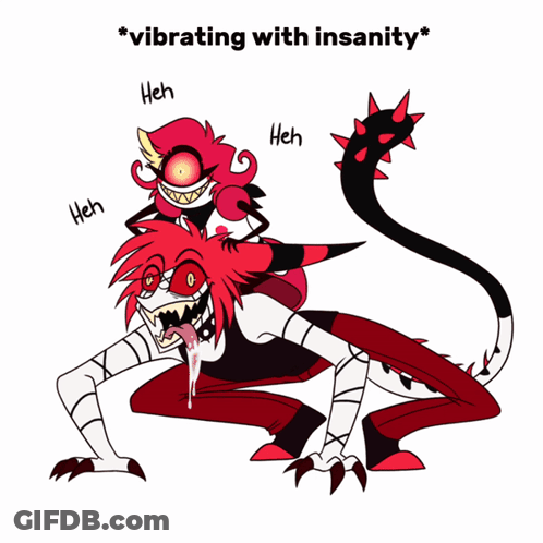 Vibrating With Insanity Monsters GIF