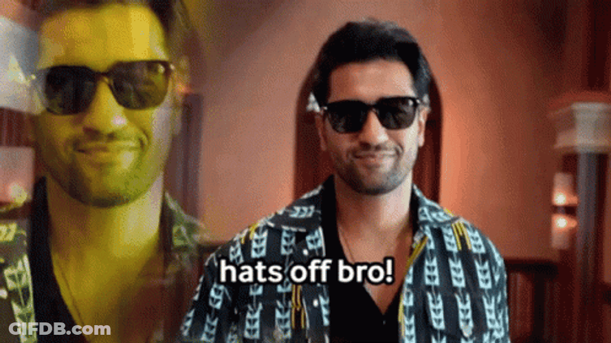 Vicky Kaushal Hats Off GIF