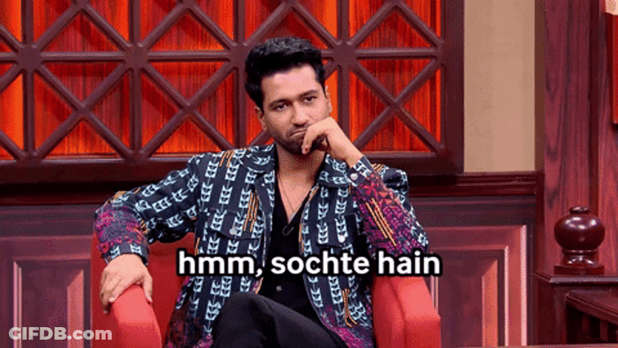 Vicky Kaushal Thoughts Think About It Meme GIF