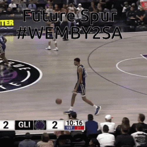 Victor Wembanyama Ball Dribbling GIF