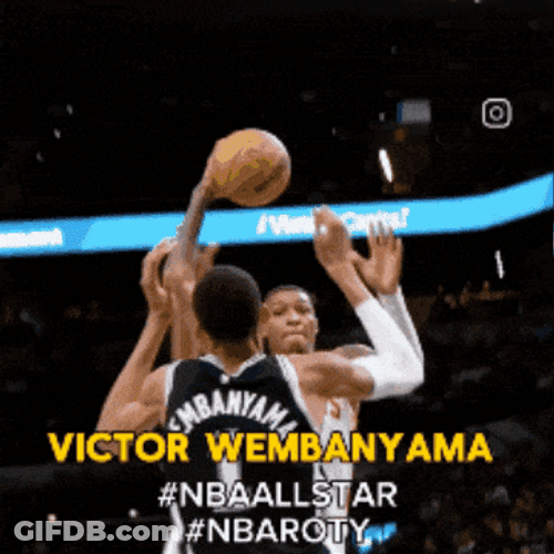Victor Wembanyama Solid Deflection GIF