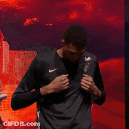 Victor Wembenyama Smiling Basketball Player GIF