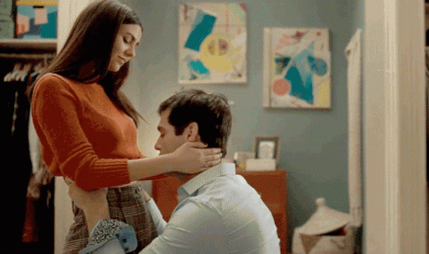 Victoria Justice Belly Kiss GIF