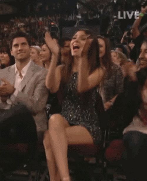 Victoria Justice Happy Applause GIF