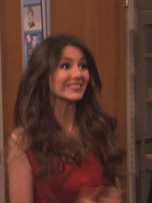 Victoria Justice Happy Jump GIF