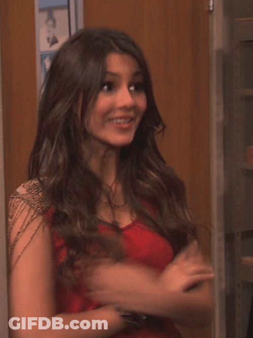 Victoria Justice Jumping Yay GIF