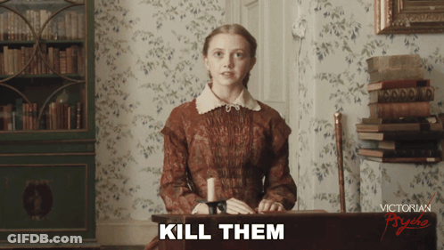 Victorian Psycho Movie Poster GIF