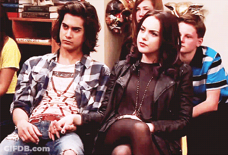 Victorious Elizabeth Gillies And Beck GIF