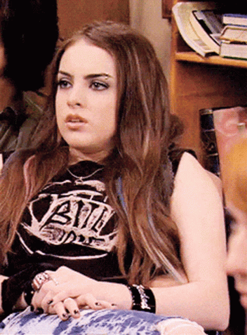 Victorious Elizabeth Gillies Make Face GIF