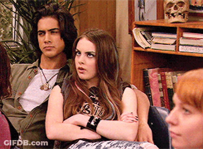 Victorious Sigh Reaction Elizabeth Gillies GIF