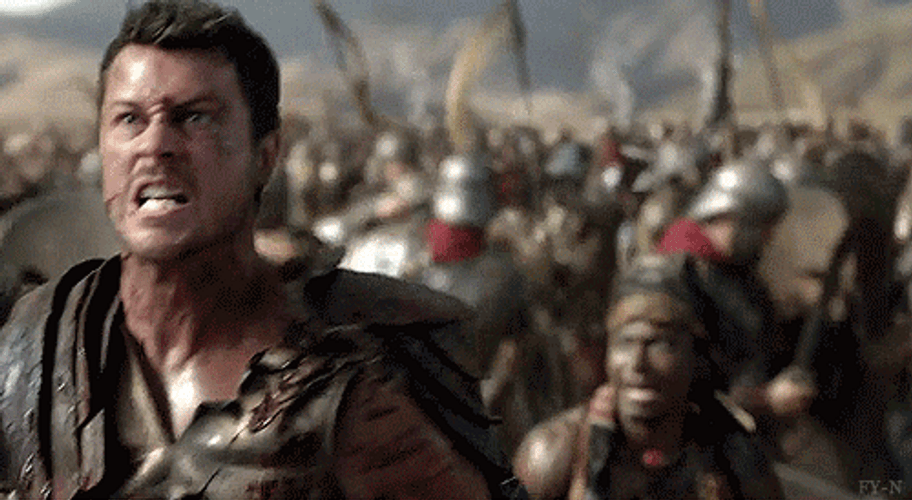 Victory Battle Spartacus GIF