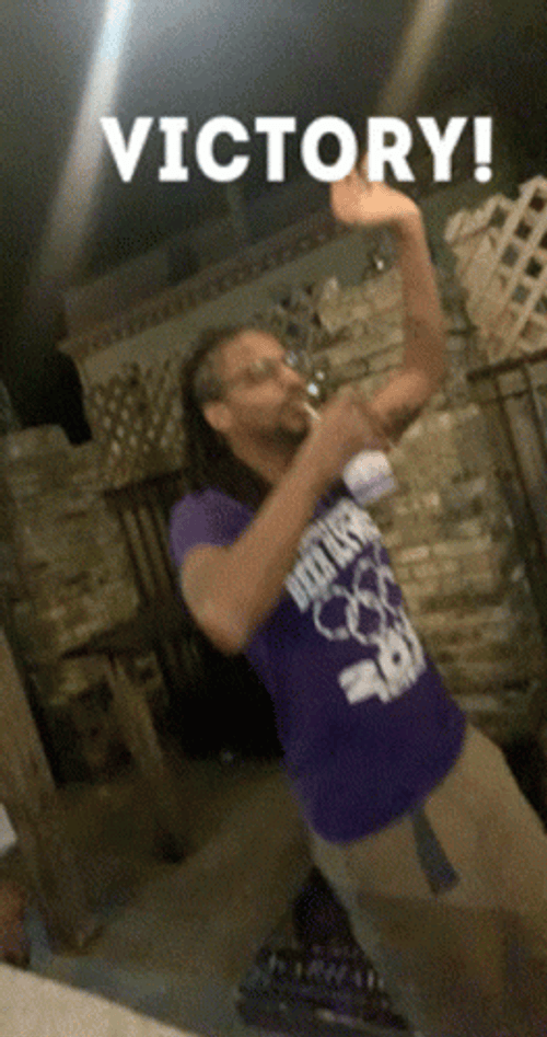 Victory Dancing Drinking Celebrate GIF