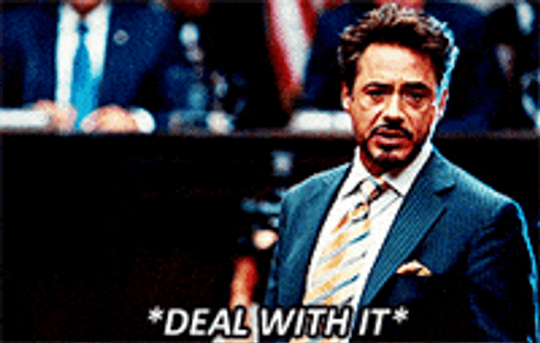 Victory Deal With It Robert Downey Jr GIF