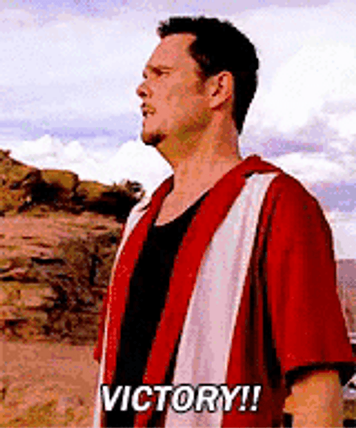 Victory Success Johnny Drama Chase GIF