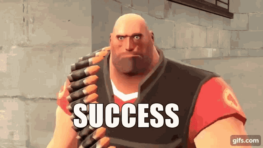 Victory Success Reaction The Fortress 2 GIF