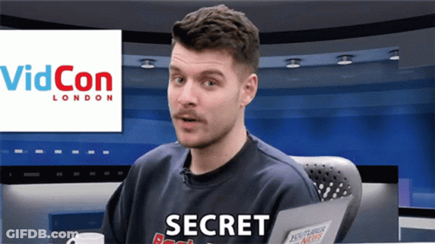 Vid Con London Host Secret GIF