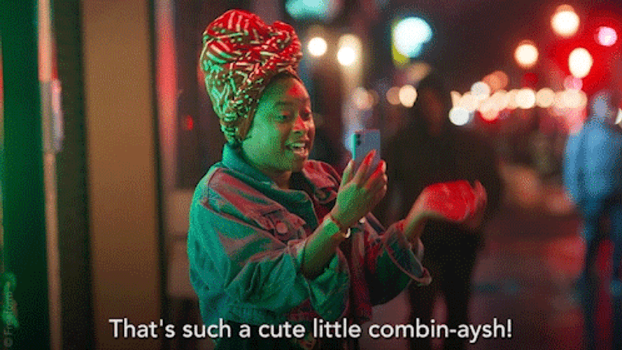 Video Call Cute Little Combin-Aysh GIF