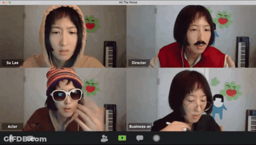 Video Call Meeting Su Lee GIF