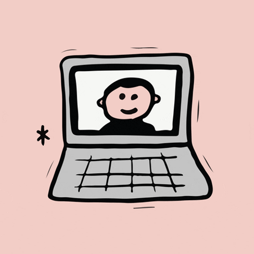 Video Call Simple Animation GIF