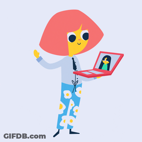 Video Call Work From Home GIF