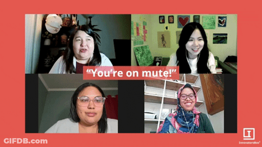 Video Call You're On Mute GIF