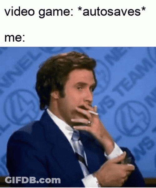 Video Game Autosaves GIF