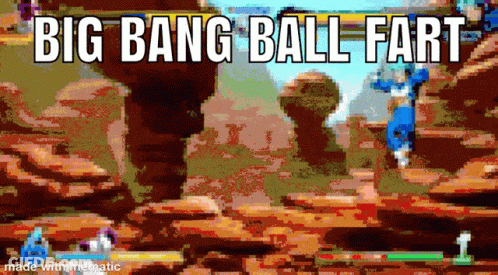 Video Game Big Bang Ball Fart GIF