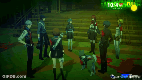 Video Game Character Asks Akihiko Samada Today Is October 4Th Right GIF