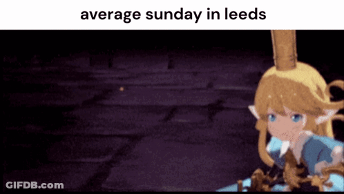 Video Game Character Average Sunday In Leeds GIF