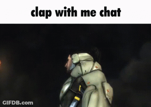 Video Game Character Clap With Me Chat GIF