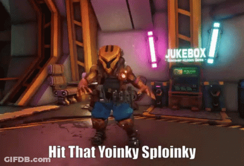 Video Game Character Dancing By Jukebox Sign GIF
