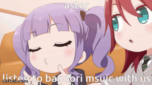 Video Game Character Dancing In Front Of Nana Asterian Sign GIF