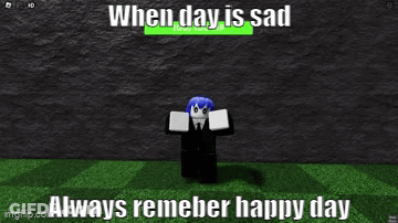 Video Game Character Dancing When Day Is Sad Always Remember Happy Day GIF