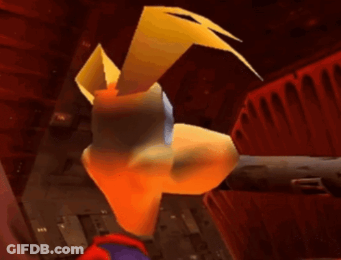 Video Game Character Doing Handstand In Air GIF